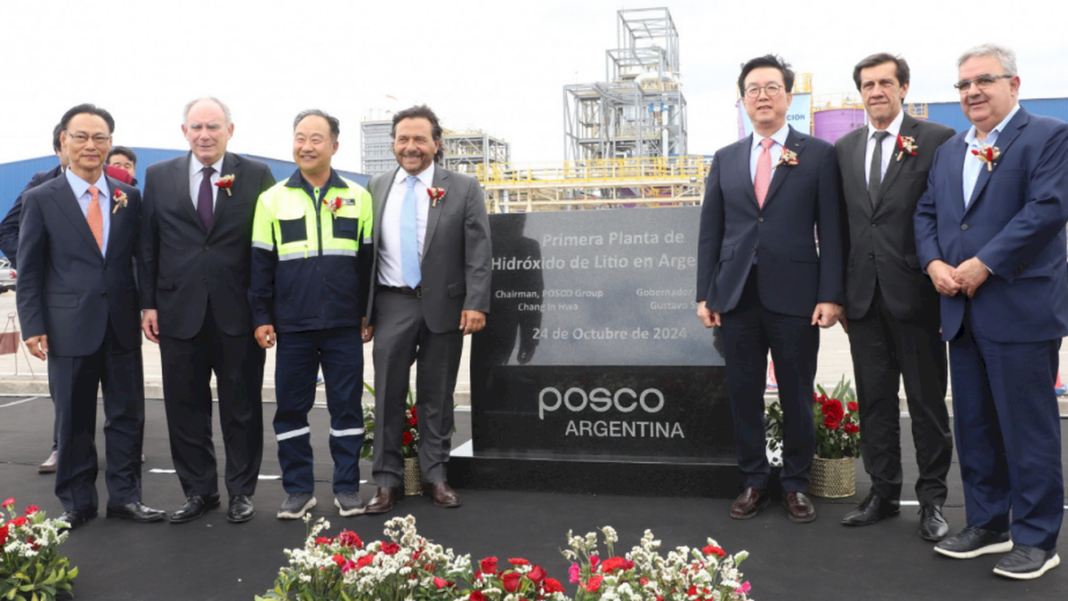 posco-inauguro-la-primera-planta-de-hidroxido-de-litio-en-el-pais