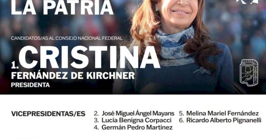 sorpresas-en-la-boleta-final-de-cristina-kirchner-para-la-interna-del-pj:-gano-espacio-el-movimiento-evita-y-bajaron-a-un-camporista