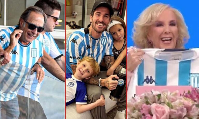 Racing campeón de la Conmebol Sudamericana! De Francella a Mirtha Legrad, los festejos de los famosos