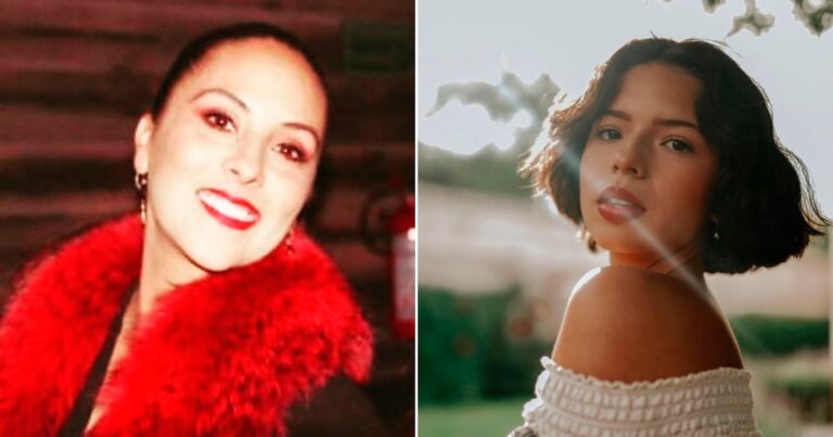 Ángela Aguilar revela fotografías inéditas de su infancia junto a su mamá Aneliz