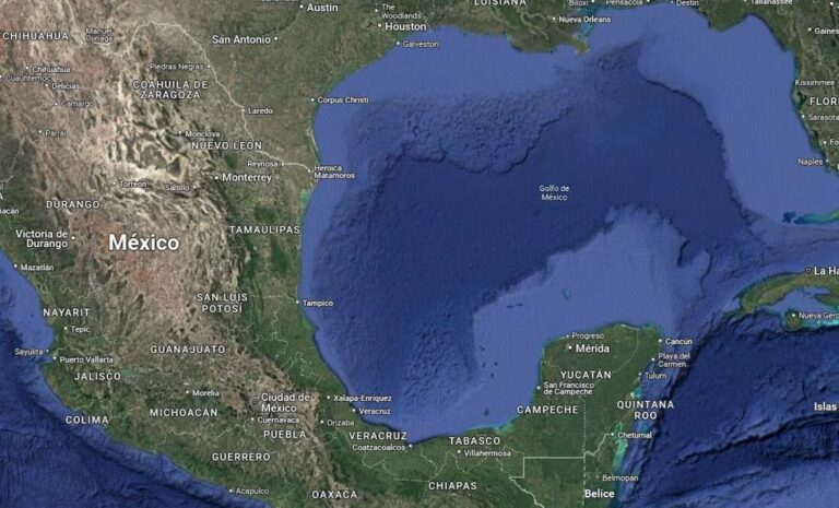 Google le cambiará el nombre al Golfo de México en sus mapas de Estados Unidos