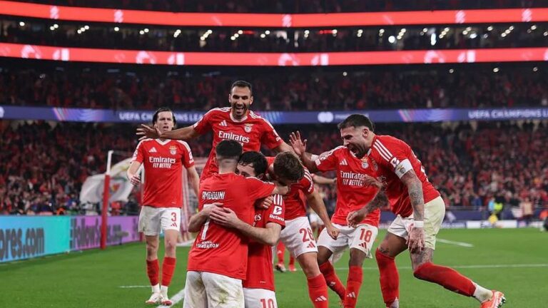 Champions League: sin Di María, Benfica sufrió para llegar a octavos