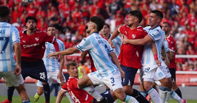 Independiente y Racing repartieron puntos en el clásico más caliente de los últimos tiempos
