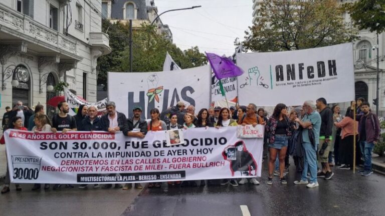 Movilización en La Plata: «Marchamos contra la represión y la impunidad de ayer y de hoy»
