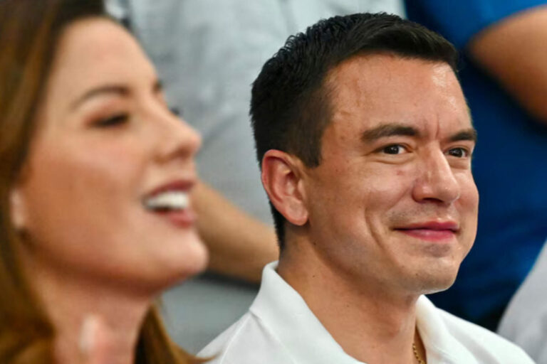 El presidente Daniel Noboa notificó al CNE su jornada de campaña electoral