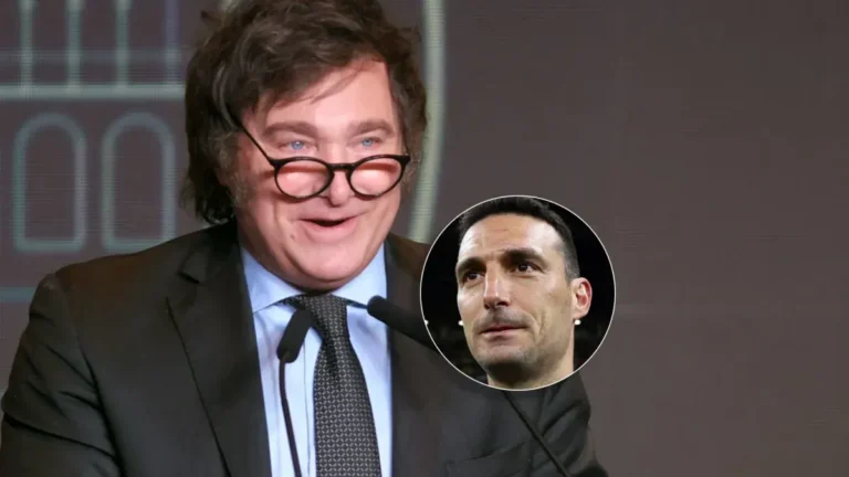 La gran admiración de Javier Milei por Lionel Scaloni: «Es mejor que yo»