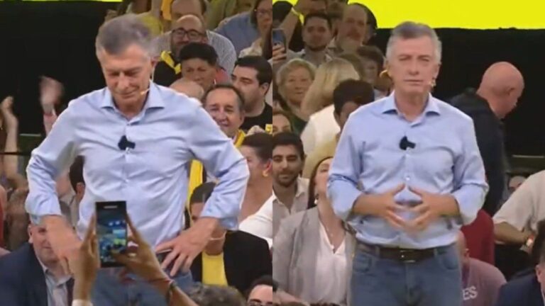 Mauricio Macri frenó en seco a sus seguidores en el cierre de campaña del PRO: «Paremos esto»