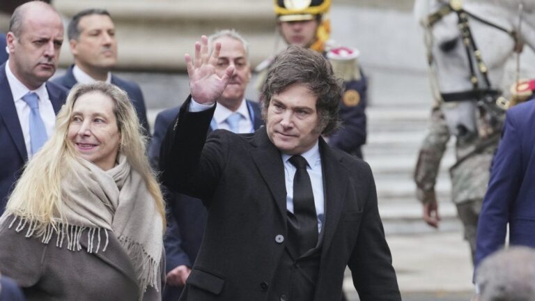 Dos manifestantes pro Palestina quisieron agredir a Javier Milei en Israel