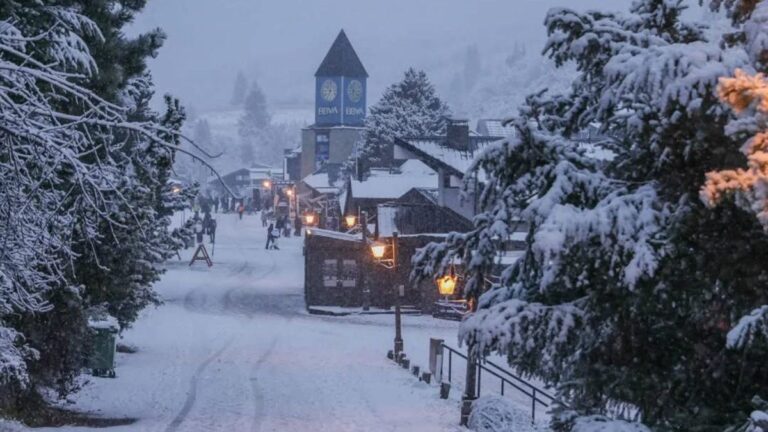 Frío polar: fotos y videos de las fuertes nevadas en varias zonas del país