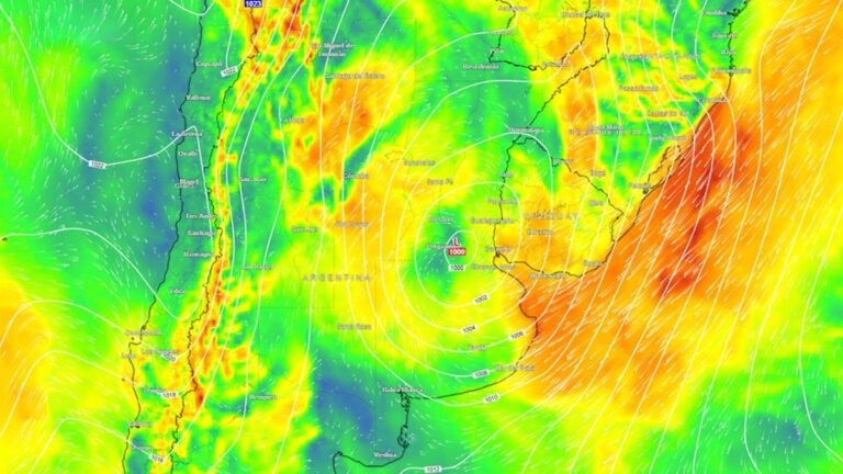 Prevén una ciclogénesis en el centro de la Argentina: cuándo llegaría