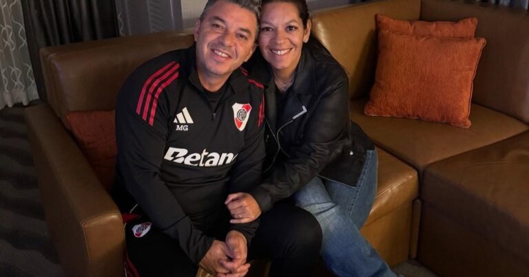 El festejo familiar de Gallardo después del triunfo agónico de River ante Libertad