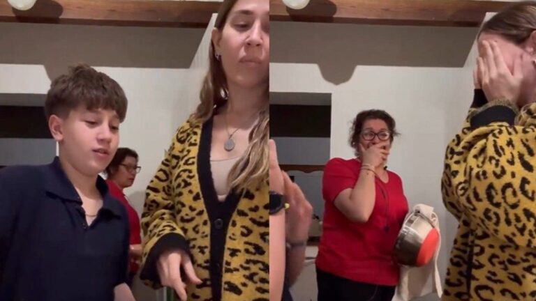 Video: Jimena Barón eligió a la madrina de su hijo Arturo y emocionó a todos