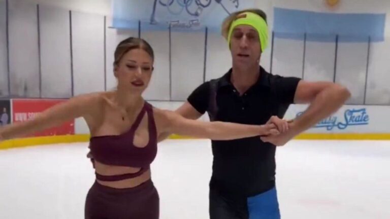 Quién es Juan Pablo Piacino, el patinador que acompañó a Evangelina Anderson en el video que se volvió viral