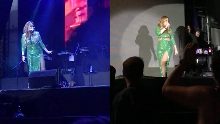 Es viral: resurgió un video de Karina La Princesita re contra enojada en pleno show