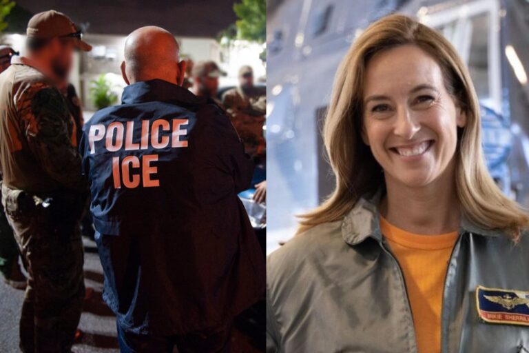 Mikie Sherrill demanda al ICE por su plan de convertir un depósito de Amazon enun centro de detención