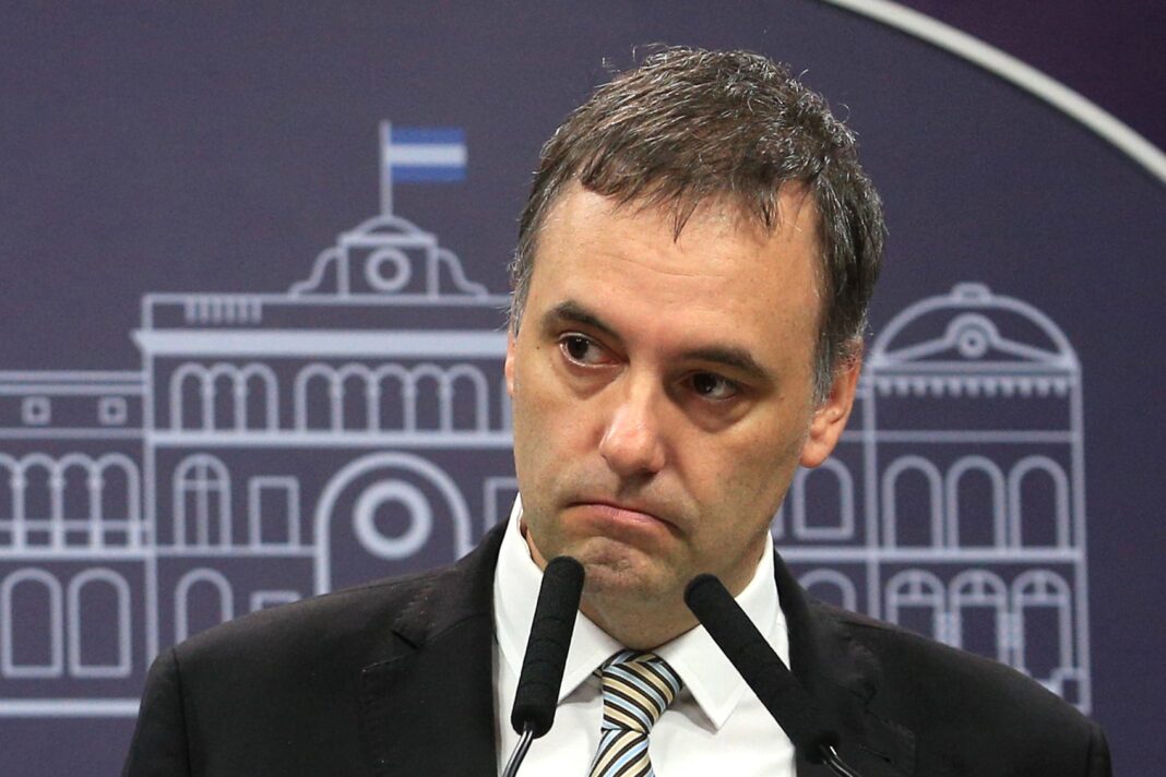 Nicolás Posse, Jefe de Gabinete, en un acto oficial.