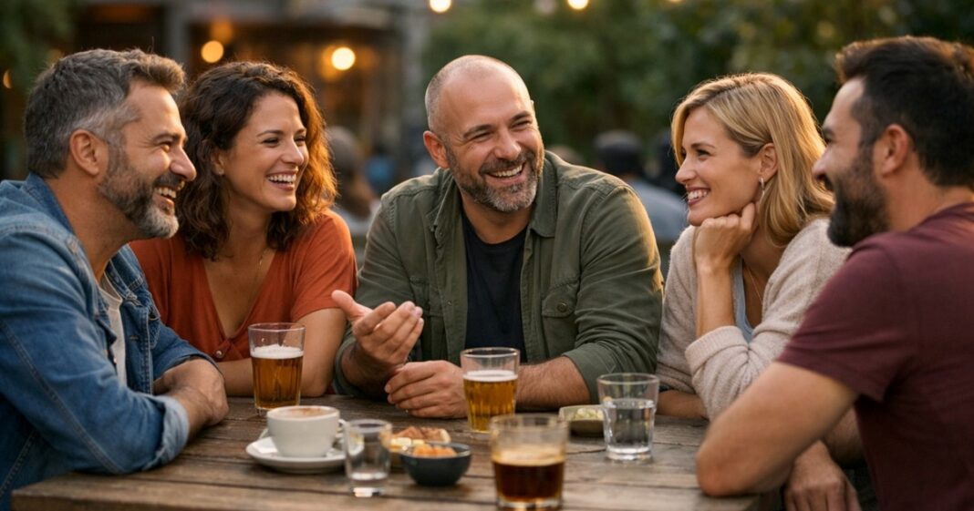 Ilustración conceptual de una figura adulta de espaldas, con un mapa de conexiones neuronales tenues a su alrededor, representando la distancia emocional.