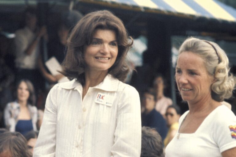 Retrato de Ethel Kennedy, matriarca de la familia Kennedy.