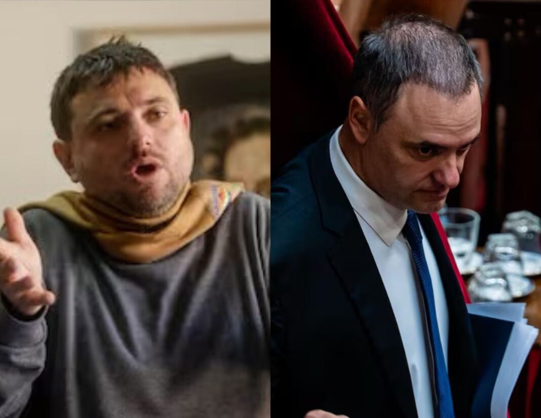 Juan Grabois hablando en el Congreso de la Nación