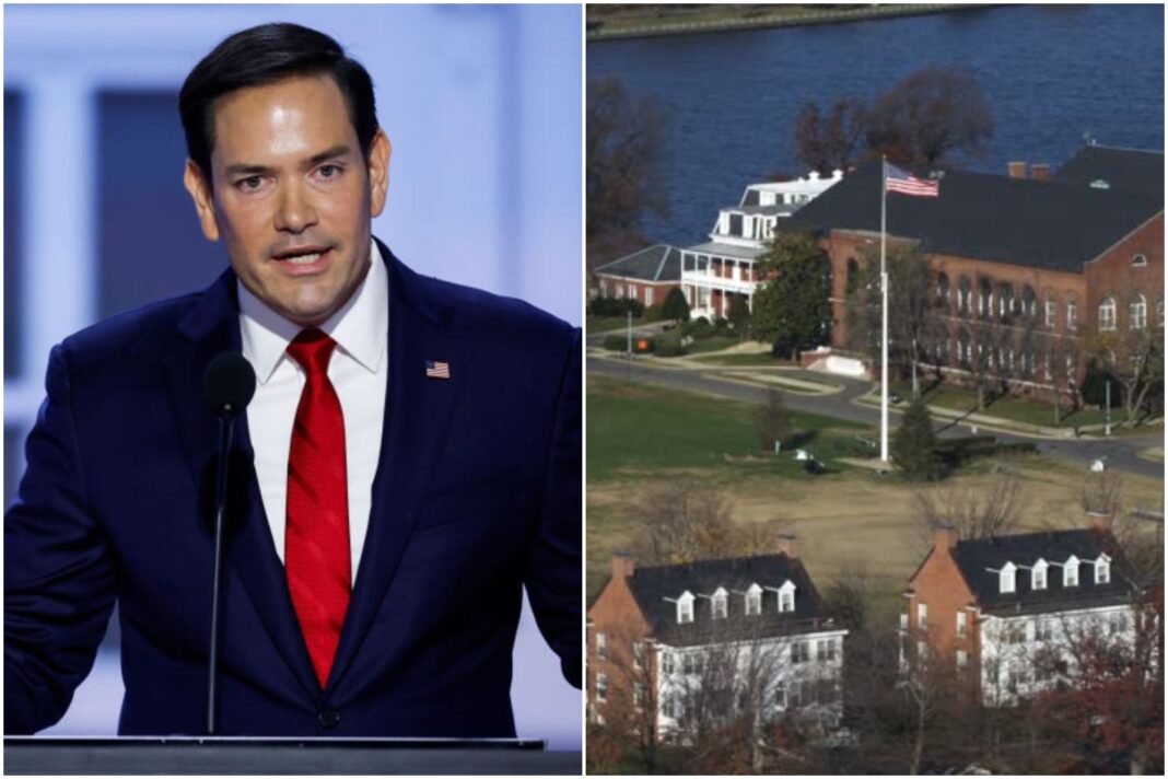 Fotografía de la base militar Fort McNair en Washington D.C., Estados Unidos.