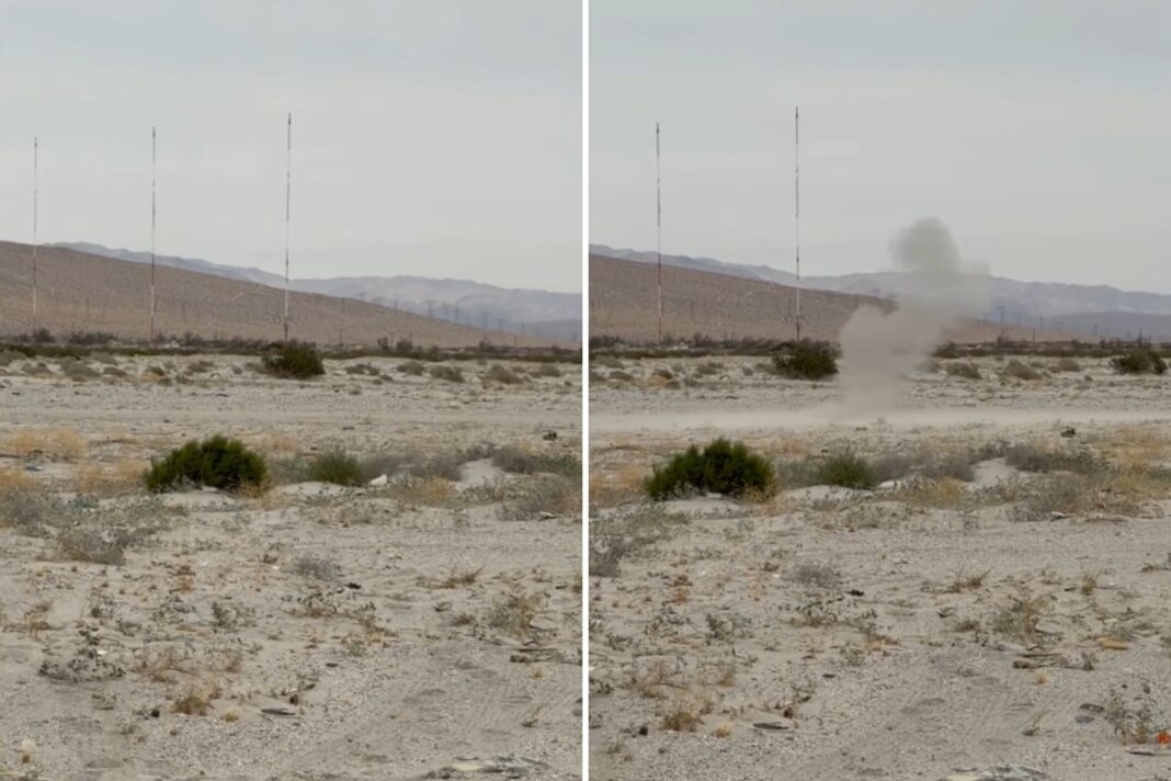 Agentes de seguridad en el Aeropuerto Internacional de Palm Springs, California.