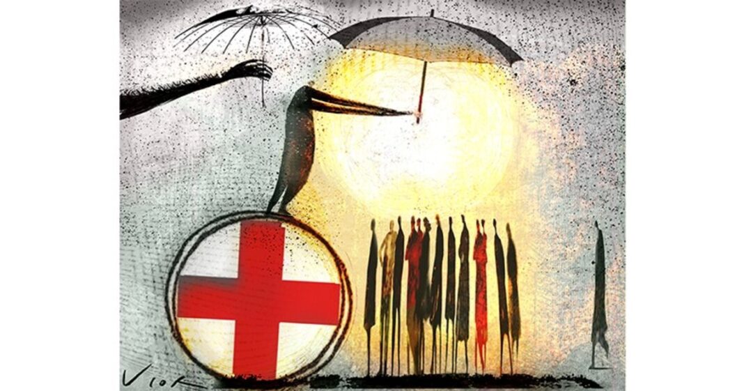 Profesional de la salud en un hospital, representando el debate sobre sus condiciones laborales.