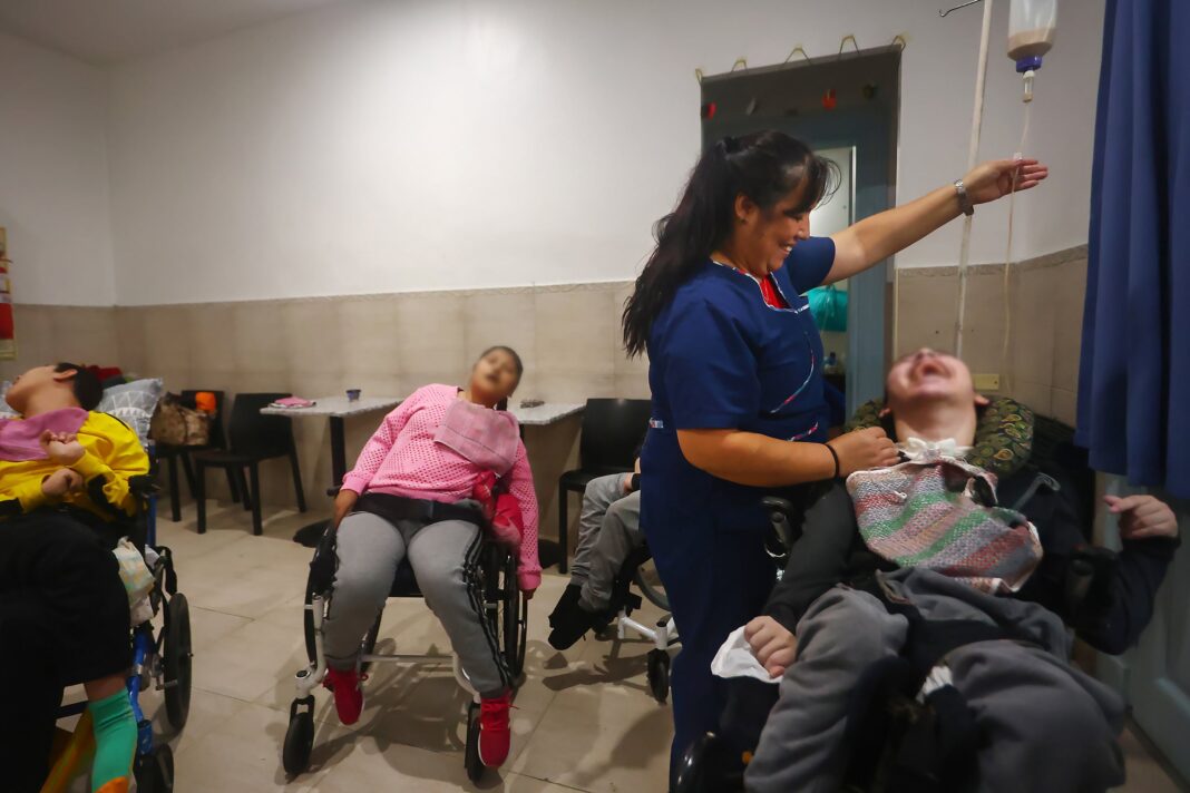 Exterior o interior del Hogar Promover, institución que alberga a jóvenes con patologías severas.