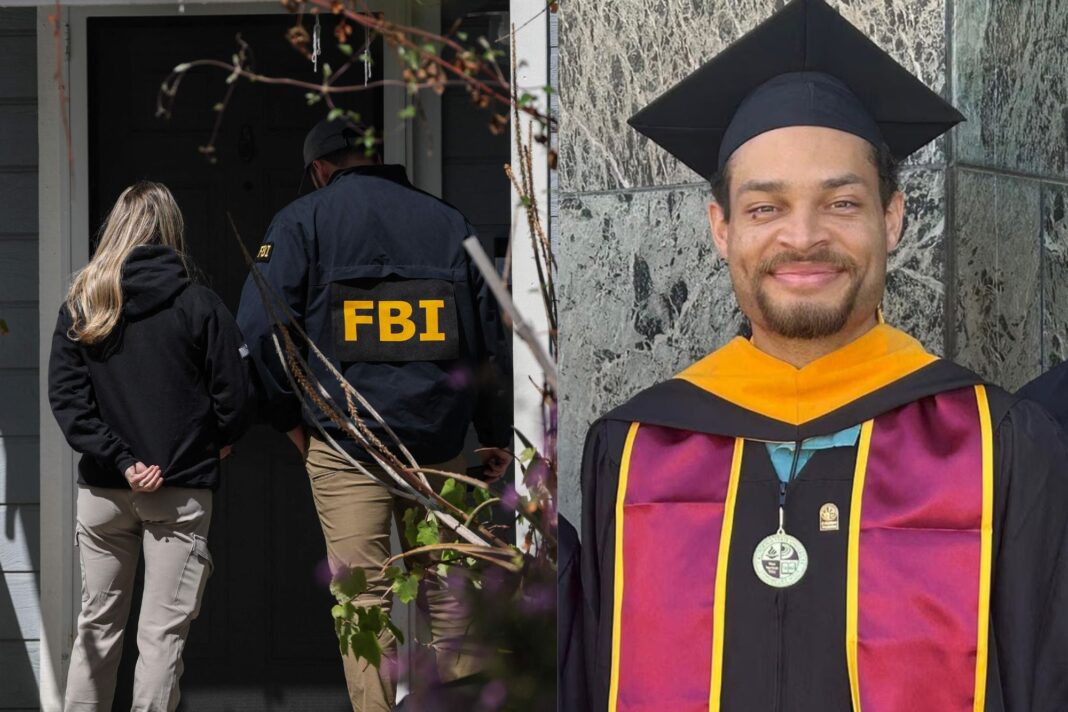 Vivienda de Cole Tomas Allen en Torrance, California, rodeada por agentes del SWAT