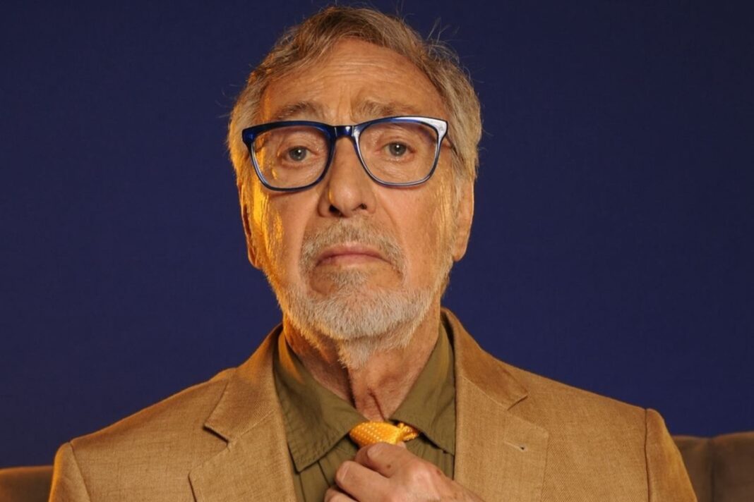 Luis Brandoni, actor argentino, en un primer plano.