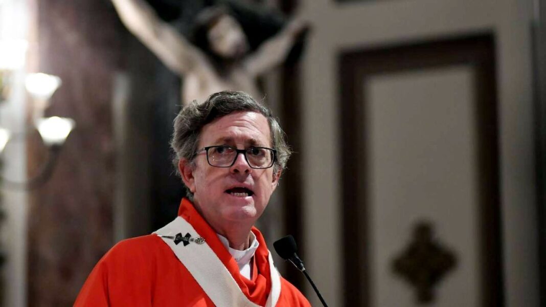 Arzobispo Jorge García Cuerva en la Catedral Metropolitana