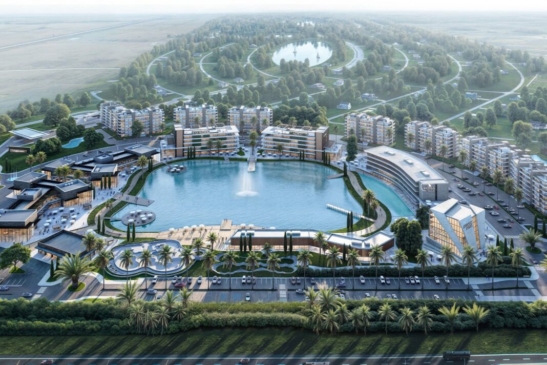 Vista del proyecto Puerto Nizuc en Hudson