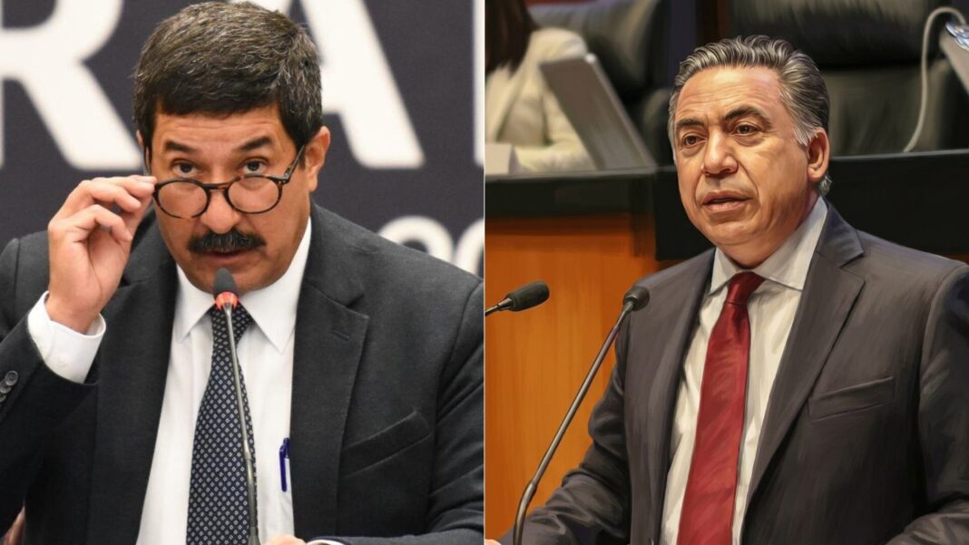 Enrique Inzunza y Javier Corral en el Country Club de Culiacán