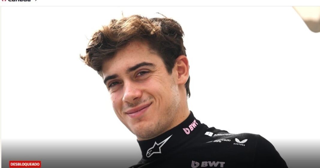 Franco Colapinto en el Gran Premio de Miami con el auto de Alpine