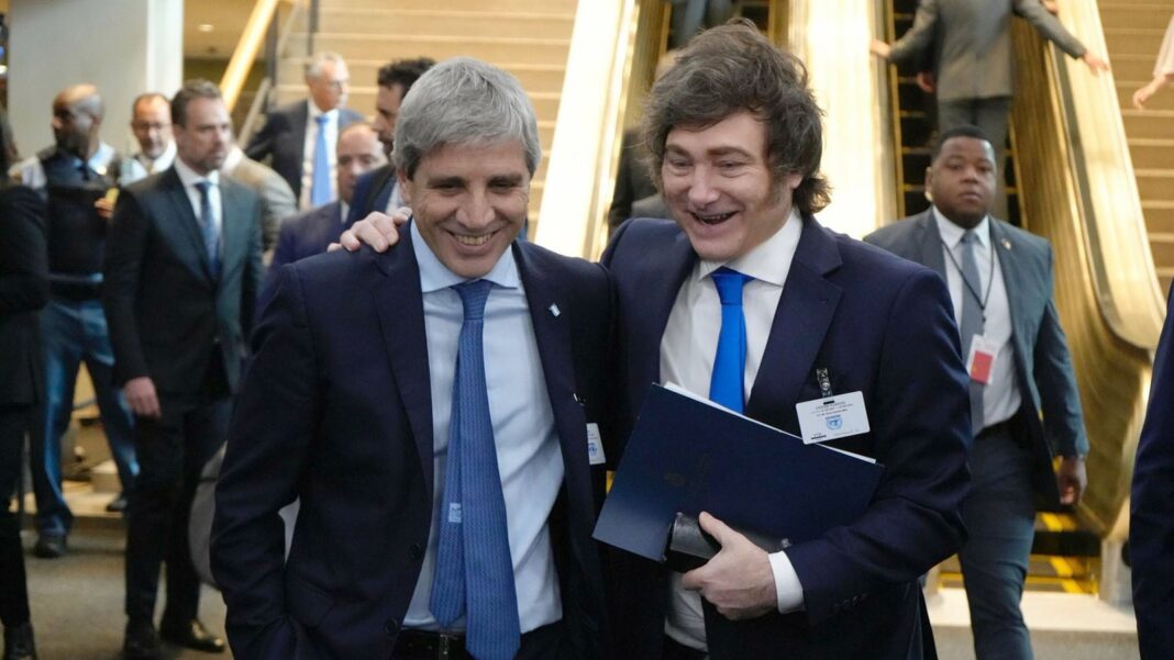 Presidente Javier Milei en la Bolsa de Cereales de Buenos Aires