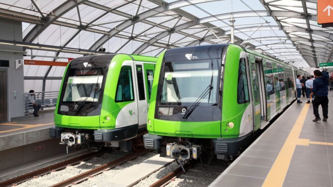 Estación del Metro de Lima cerrada por ingreso indebido a la vía férrea