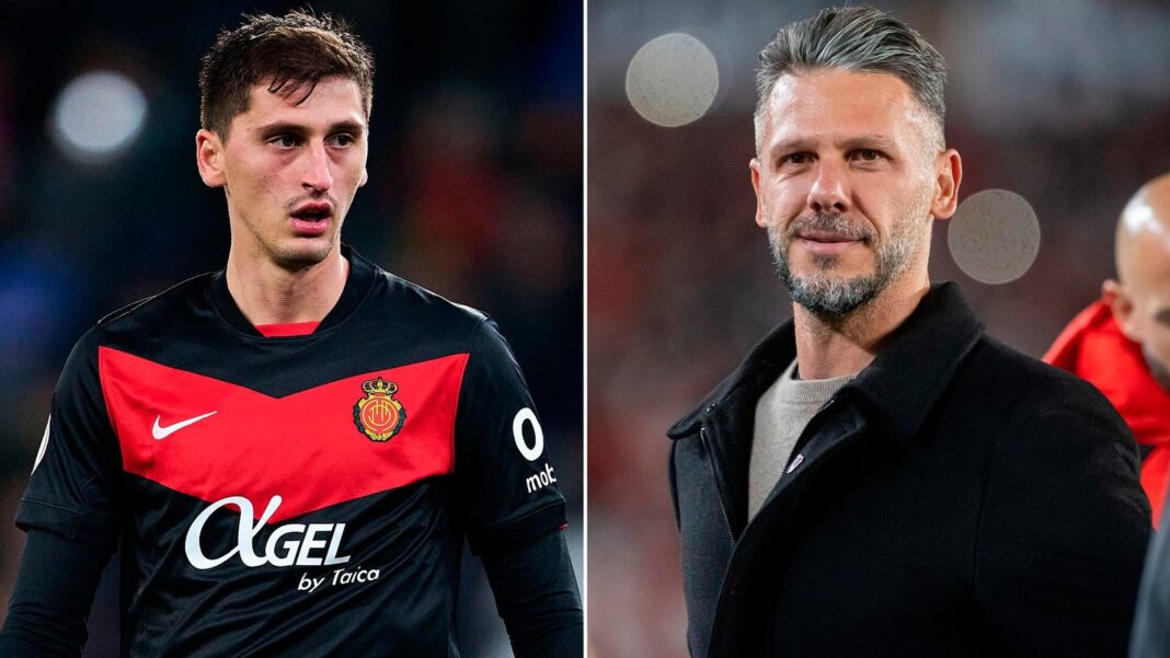 Martín Demichelis y Marash Kumbulla en un partido del Mallorca