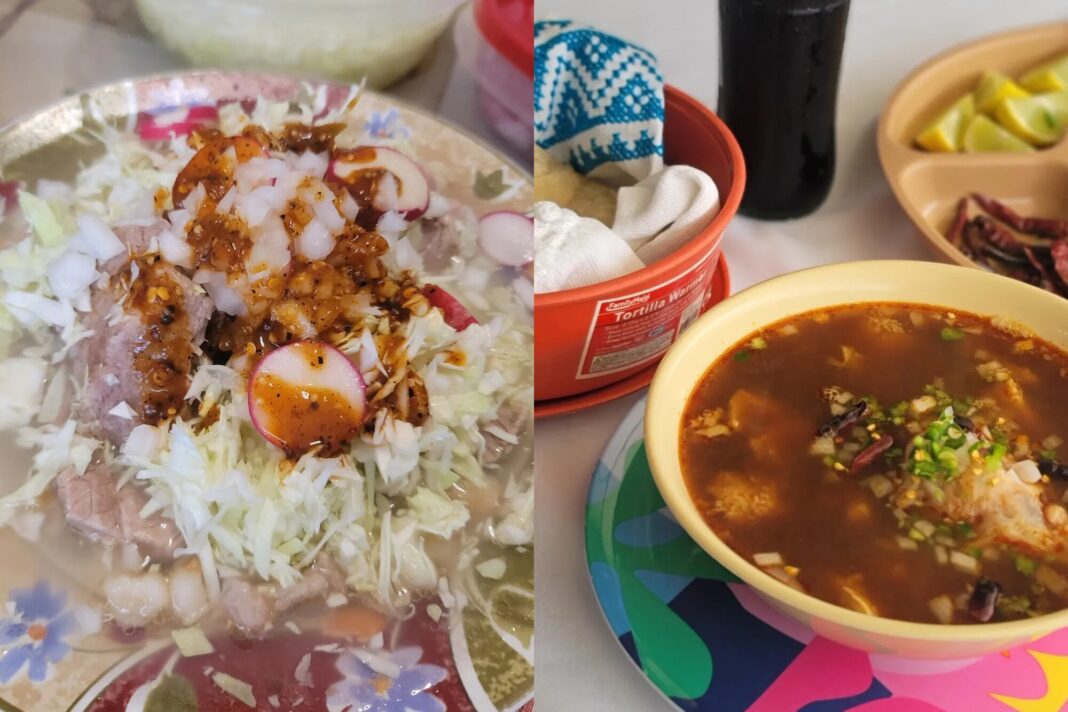 Plato de carnitas estilo Jalisco servido en comedor casero en Norwalk