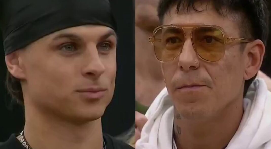 Brian Sarmiento abandonando la casa de Gran Hermano Generación Dorada