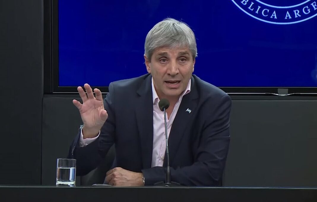 Luis Caputo, ministro de Economía de Argentina