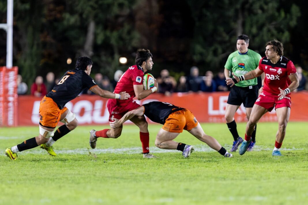 Partido de rugby entre Dogos XV y Tarucas en Córdoba Athletic