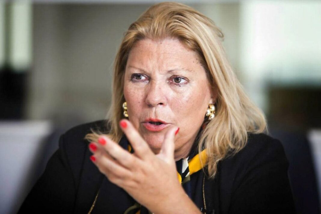 Elisa Carrió en un acto político