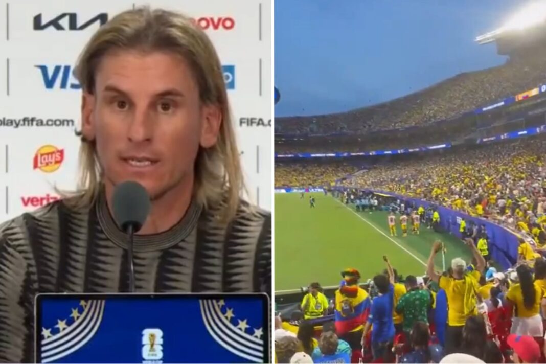 Sebastián Beccacece en conferencia de prensa tras el empate de Ecuador con Curazao