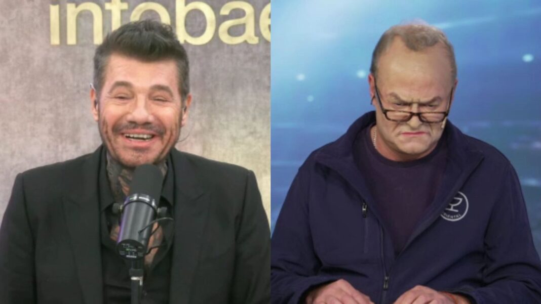 Humorista imitando a Marcelo Bielsa en el programa Infobae Mundial