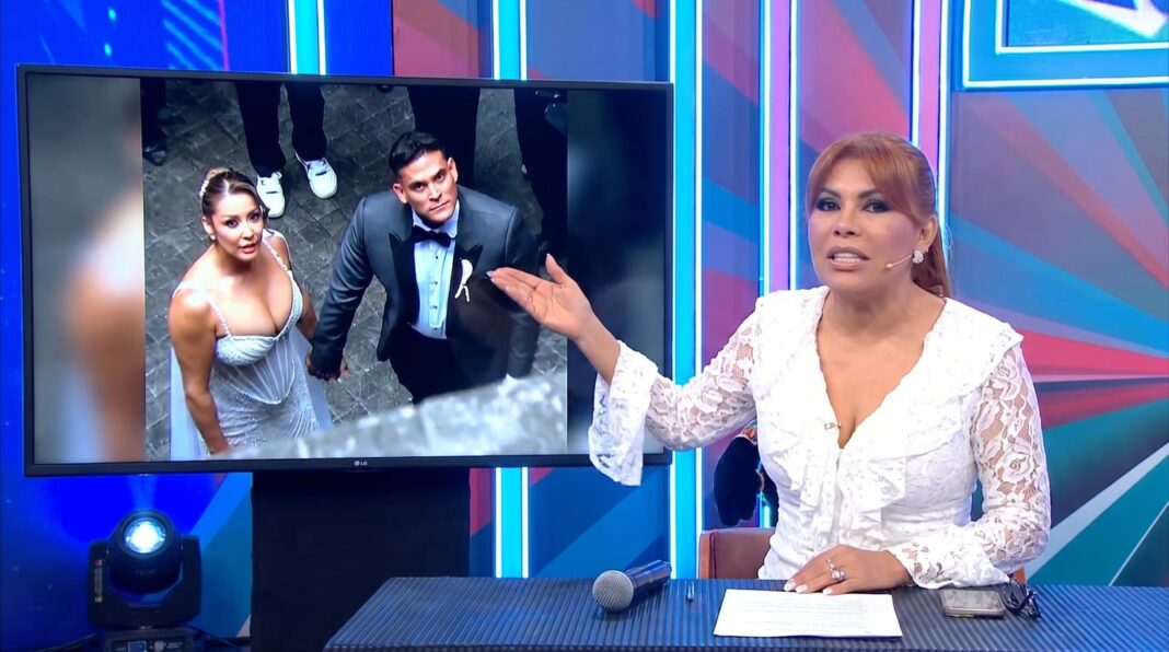 Magaly Medina en programa Magaly TV La Firme