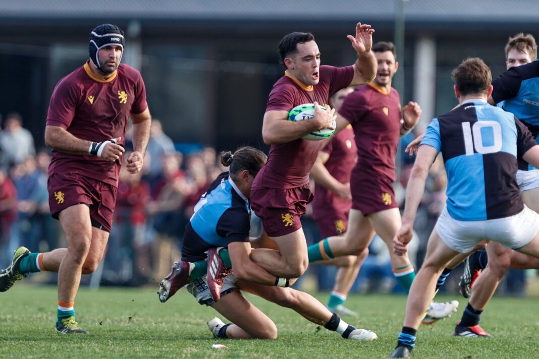Partido de rugby entre CUBA y Newman en Villa de Mayo