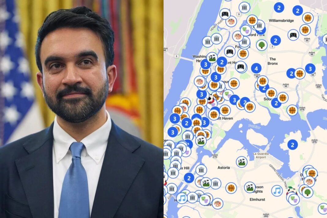 Mapa de actividades gratuitas de verano en Nueva York 2026