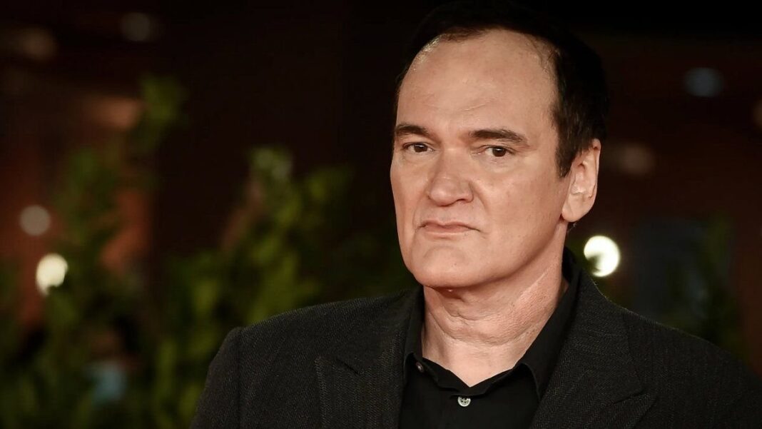 Quentin Tarantino en un evento de cine