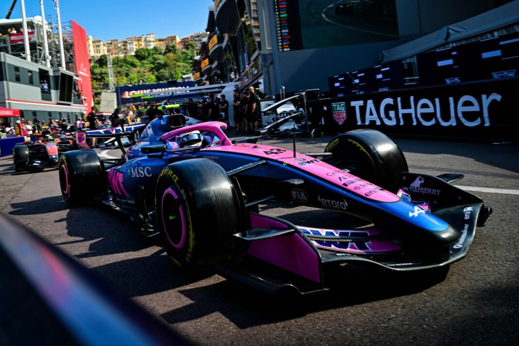 Franco Colapinto en el circuito de Mónaco durante la práctica de F1