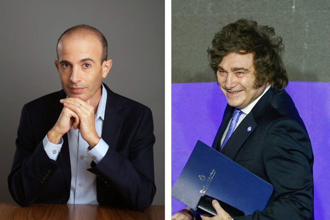 Yuval Noah Harari en una conferencia