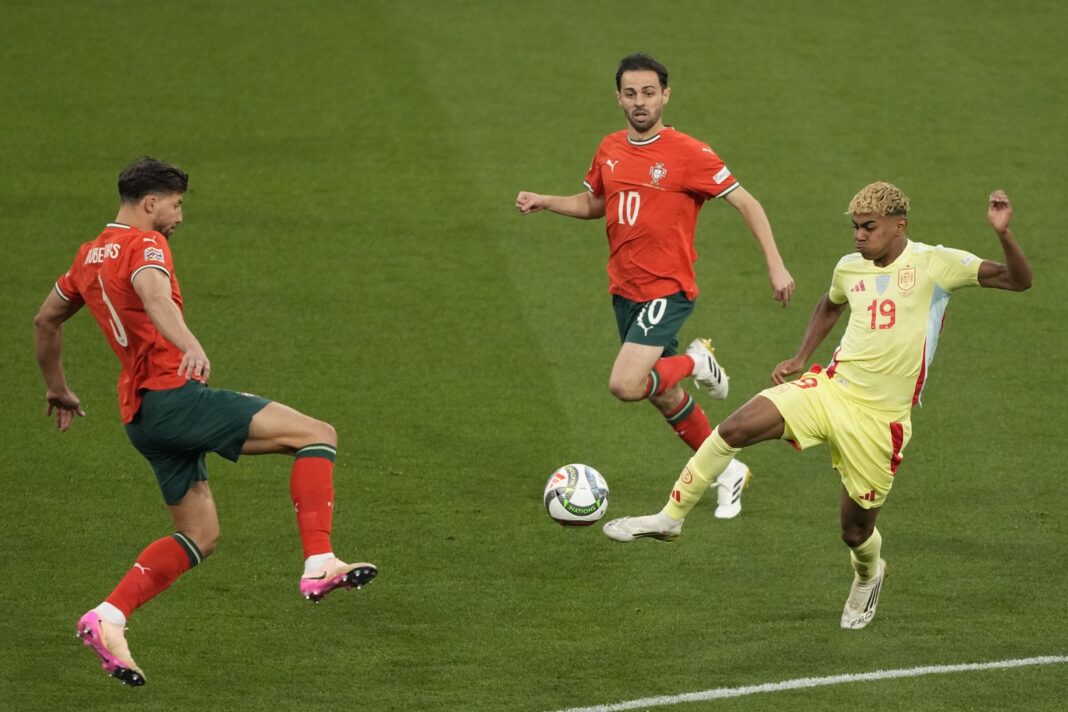 Partido de fútbol del Mundial 2026 entre Portugal y España